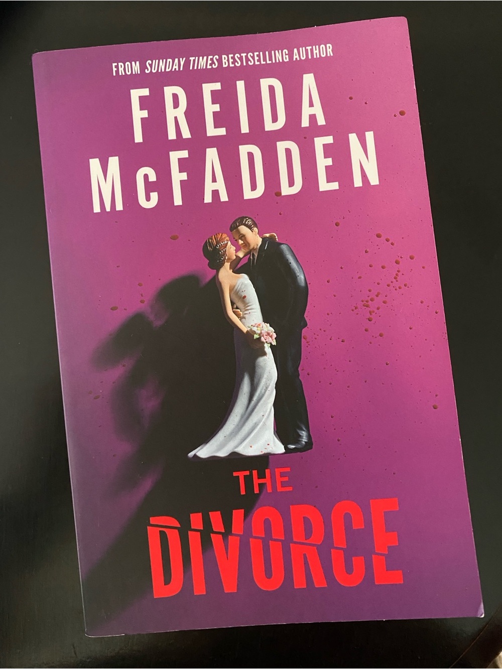 The Divorce by Freida McFadden — Pink Paperback Novel
